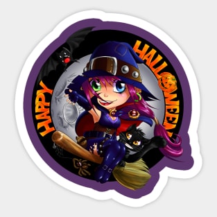 Little witch Sticker